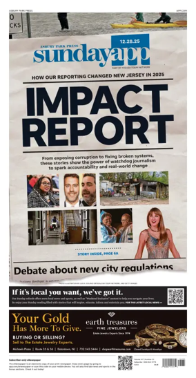 Cover of Asbury Park Press