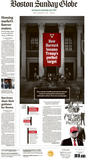 Cover of Boston Sunday Globe