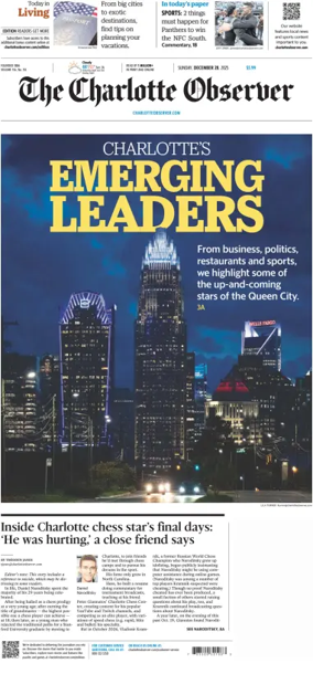 Cover of The Charlotte Observer (Sunday)