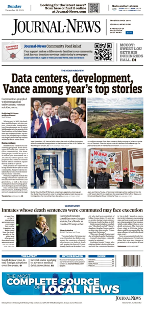 Cover of Hamilton Journal News