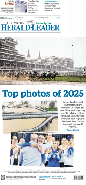 Cover of Lexington Herald-Leader (Sunday)