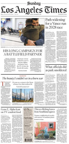 Cover of Los Angeles Times (Sunday)