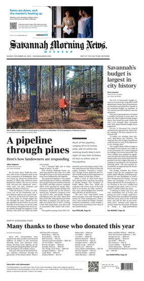 Cover of Savannah Morning News