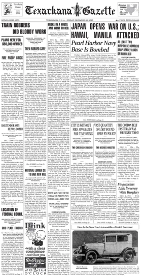 Cover of Texarkana Gazette