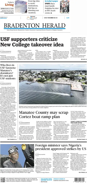 Cover of The Bradenton Herald (Sunday)