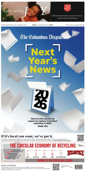 Cover of The Columbus Dispatch