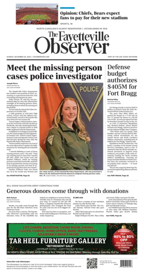 Cover of The Fayetteville Observer