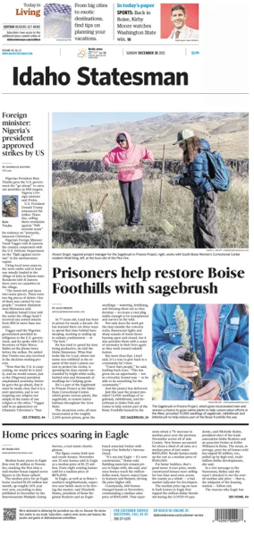 Cover of The Idaho Statesman (Sunday)
