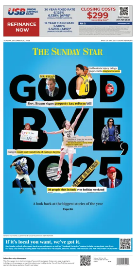 Cover of The Indianapolis Star