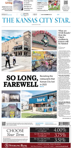 Cover of The Kansas City Star (Sunday)