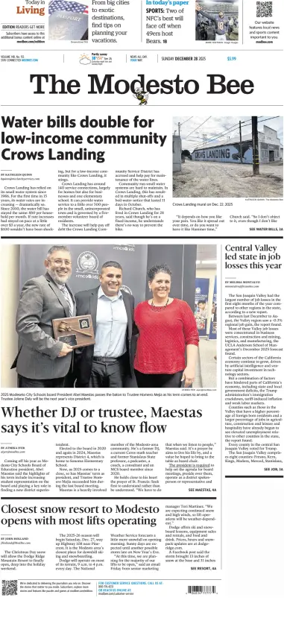 Cover of The Modesto Bee (Sunday)