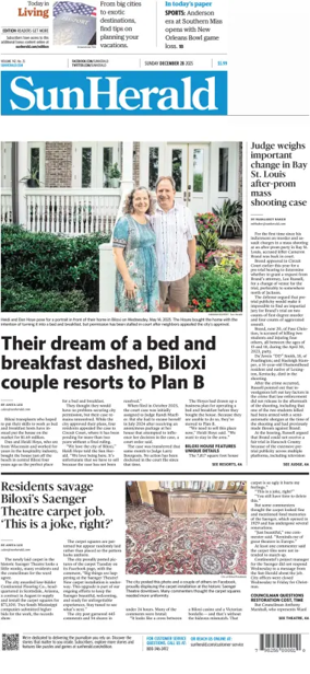 Cover of The Sun Herald (Sunday)