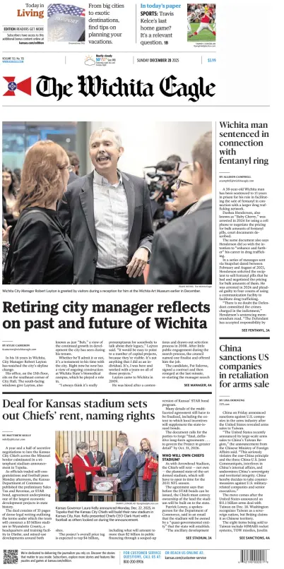 Cover of The Wichita Eagle (Sunday)