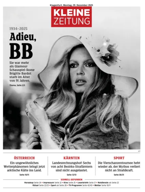 Cover of Kleine Zeitung Kaernten