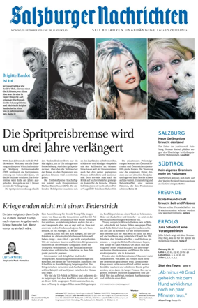 Cover of Salzburger Nachrichten