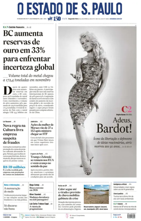 Cover of O Estado de S. Paulo