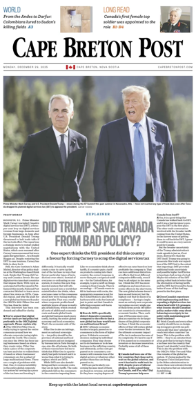 Cover of Cape Breton Post