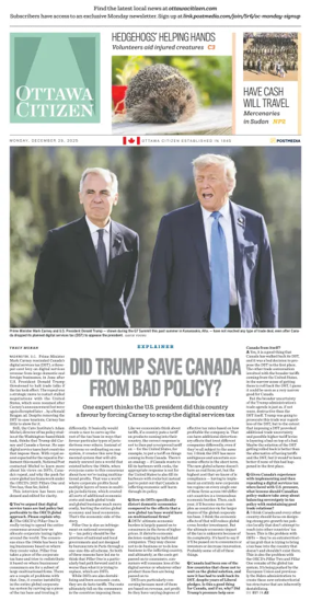 Cover of Ottawa Citizen