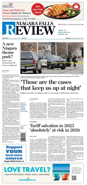 Cover of The Niagara Falls Review