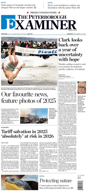 Cover of The Peterborough Examiner