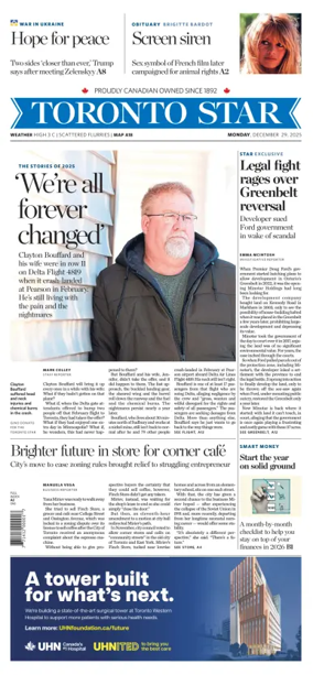 Cover of Toronto Star