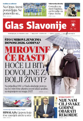 Cover of Glas Slavonije