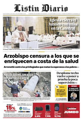 Cover of Listin Diario