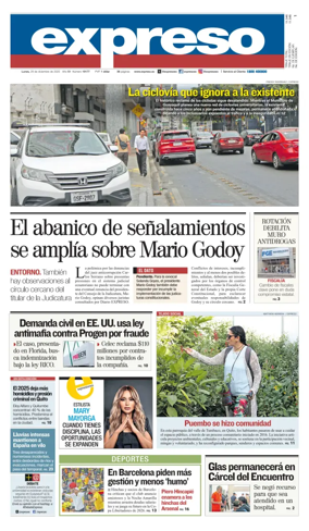 Cover of Diario Expreso
