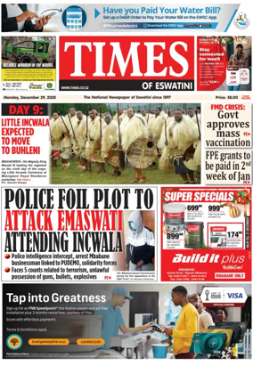 Cover of Times of Eswatini