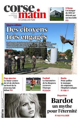 Cover of Corse Matin