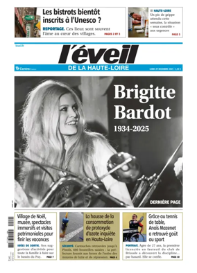 Cover of L'Eveil de la Haute-Loire