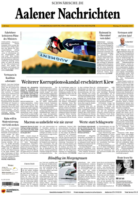 Cover of Aalener Nachrichten