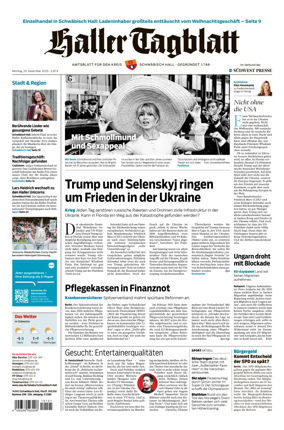 Cover of Haller Tagblatt