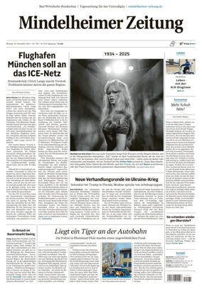 Cover of Mindelheimer Zeitung