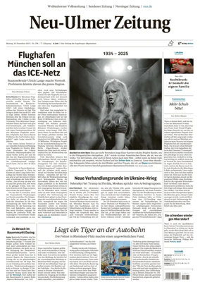 Cover of Neu-Ulmer Zeitung