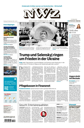 Cover of NWZ  (Göppinger Kreisnachrichten)