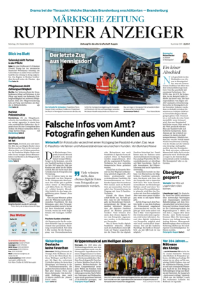 Cover of Ruppiner Anzeiger