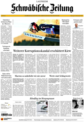 Cover of Schwabische Zeitung (Laupheim)