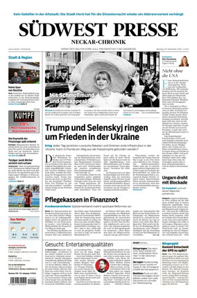 Cover of SUDWEST PRESSE - Neckar-Chronik