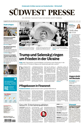Cover of Südwest Presse (Ulm)