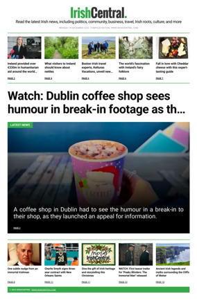 Cover of Irish Central