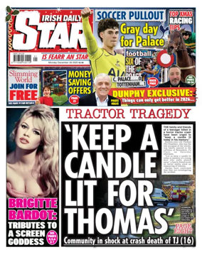 Cover of Irish Daily Star