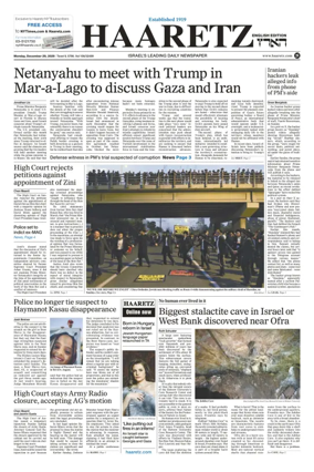 Cover of Haaretz english edition