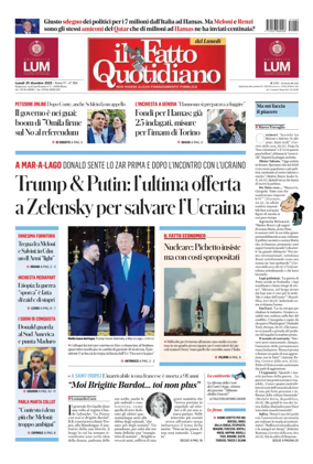 Cover of Il Fatto Quotidiano