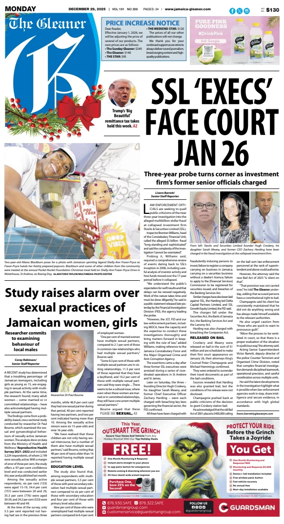 Cover of Jamaica Gleaner