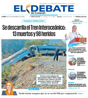 Cover of El Debate de Culiacan
