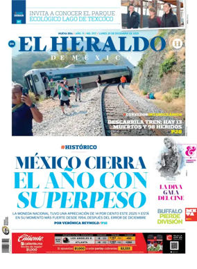 Cover of El Heraldo de Mexico