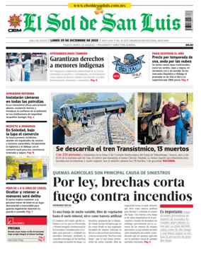 Cover of El Sol de San Luis Potosi