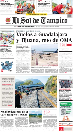 Cover of El Sol de Tampico