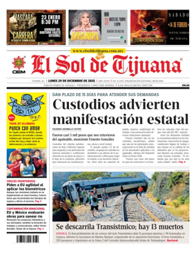 Cover of El Sol de Tijuana